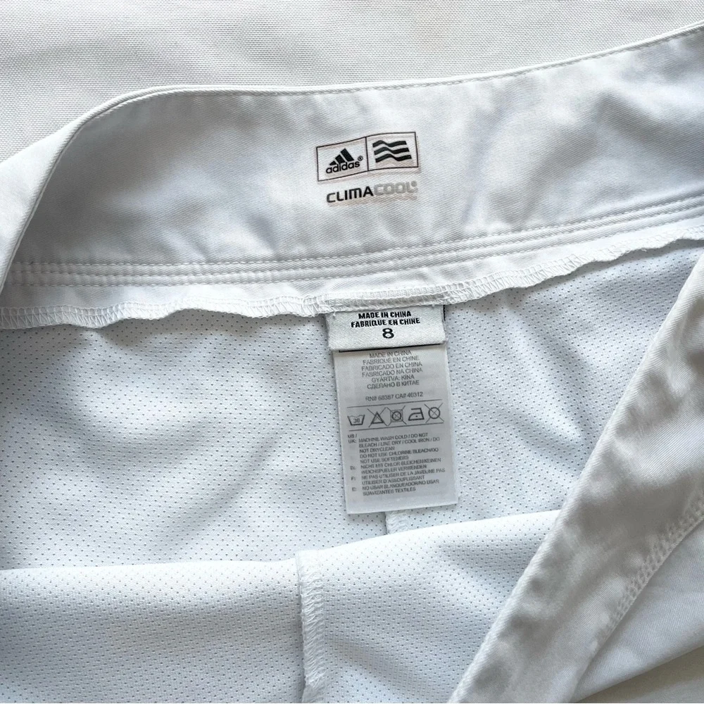 Adidas Light Grey Tennis Skirt Size 8 - Picture 6 of 6